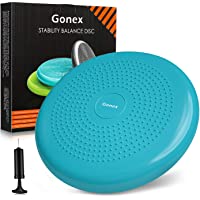 Gonex Cojín de Equilibrio Bomba Incluida para Fitness Yoga Pilates Deportes Ejercicios de Espalda Gimnasio- Asiento de…